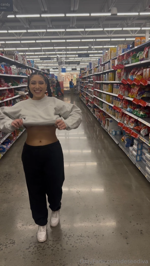 Do you want to see me flash my titties in the candy aisle 