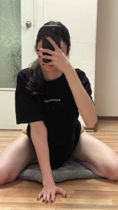 I like to sit on the floor sometimes part 1