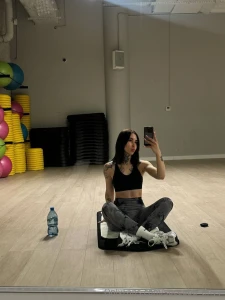 Did a couple abs some stretching and just sat around sometimes it s