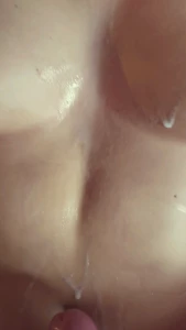 Part 2 of my tittytuesday video getting a nice big load of cum after