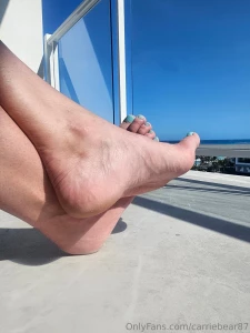 Fresh off the beach last day then headed home