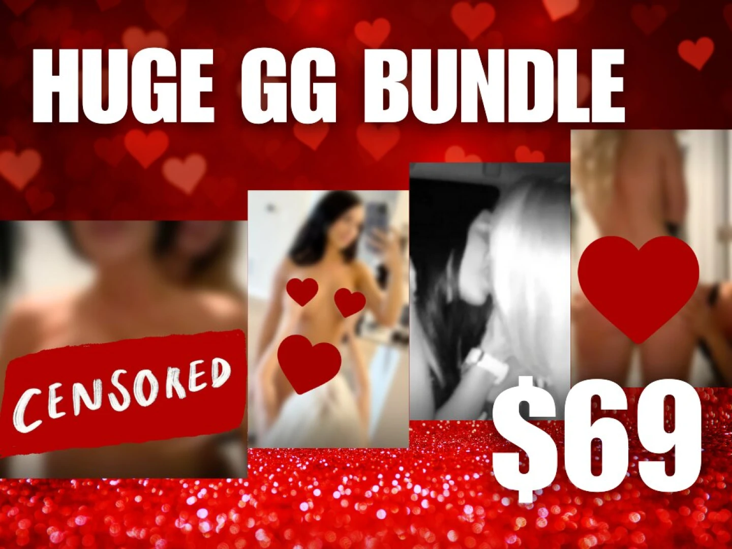 Huge gg bundle 111 gt 69 4 tapes 2 girls and one load and that s yours 