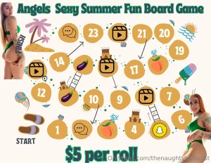 Sexy summer board tip 5 and roll the dice amazing prizes to be won