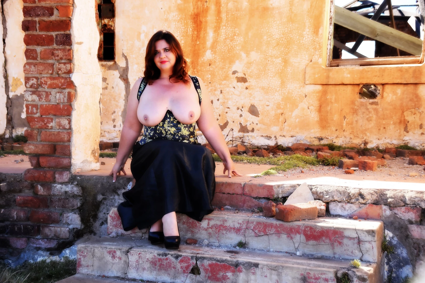 A classy lady at the post office during our travels around south part 2 