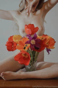 After women flowers are the most lovely thing god has given the world