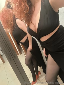 She also kinda and kindly asked for a good cleavage so how did i do
