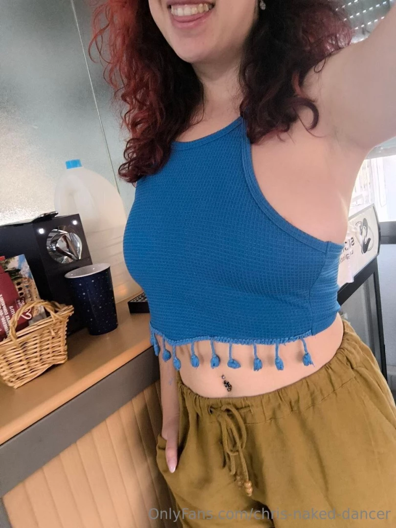 No bra at the office makes having fun easier just saying 