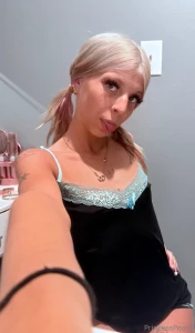 Naughty lil princess in pigtails