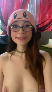 This kirby beanie looks so hot and sexy on me part 8