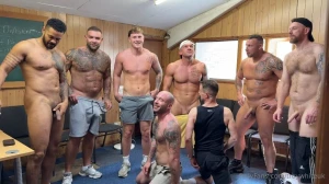 8 lads in one cum filled scene how much do you want to see this one
