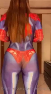 When you call spider woman to fight crime and you end up with a boner