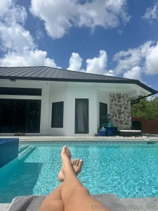 Toes in the sun