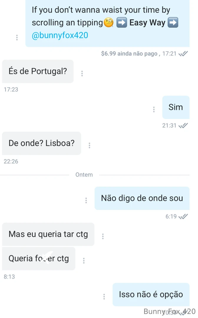 Pessoal isto o onlyfans o classificados outro site e eu n o fa o parte 