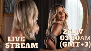 Live stream alert i m going live onjuly 26 at 03 30 am gmt 3 expect