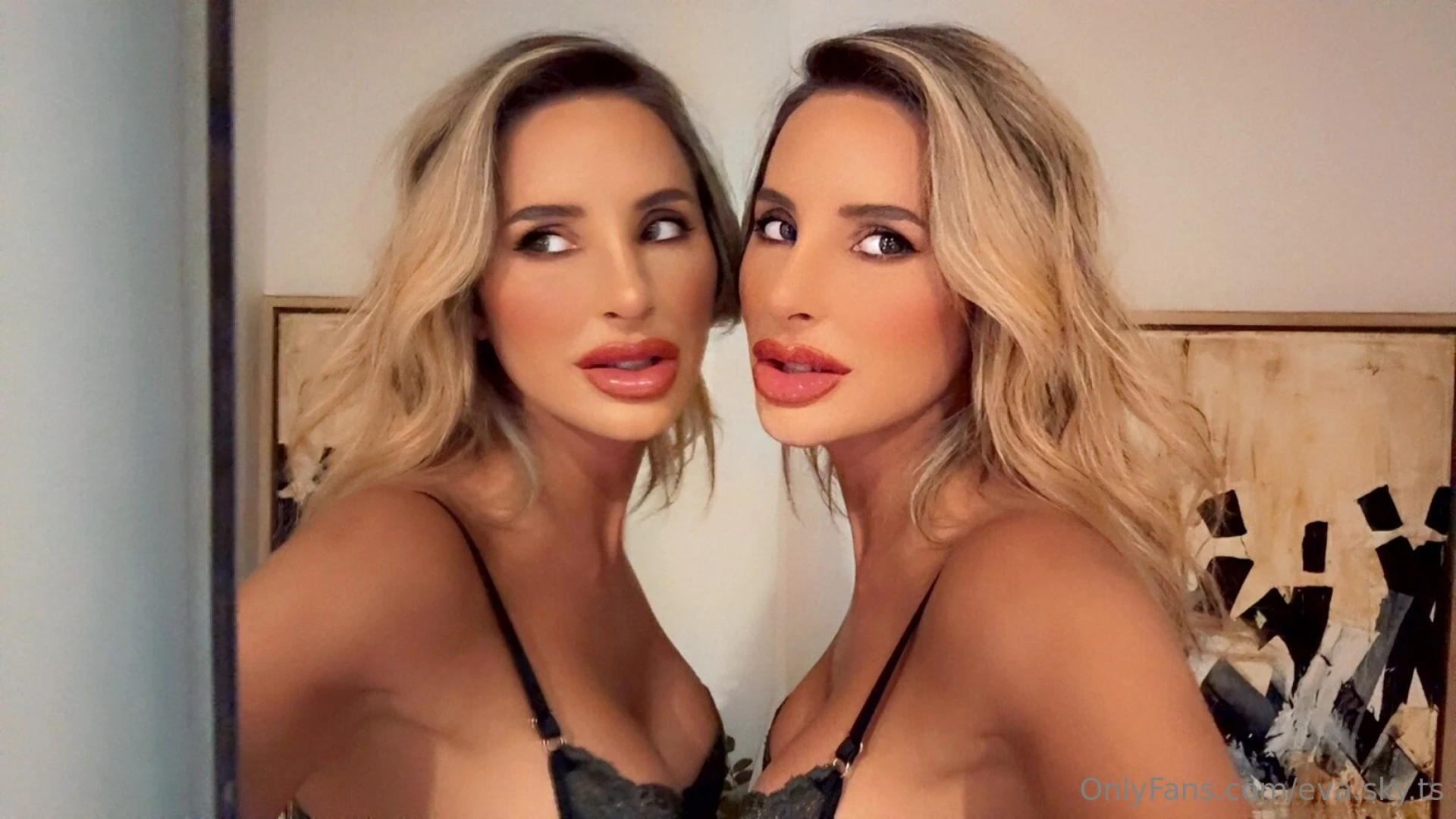 My favorite place right here in front of the mirror and your favorite 