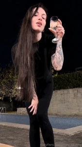 It s actually just apple juice in there i like to drink out of pretty