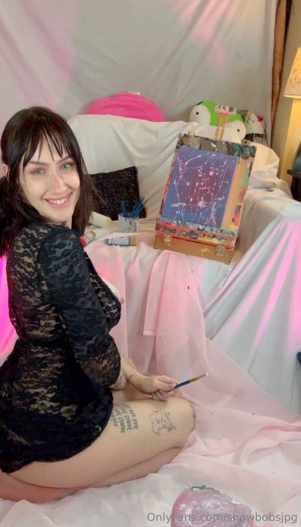 New scene in you inbox i paint a masterpiece with my squirt heh p s 