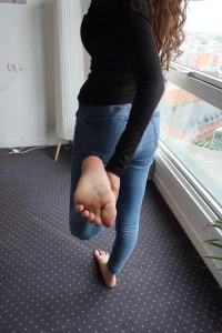 Get to work foot slave