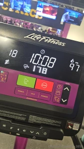 Stupid stairs got 10 minutes in but covered in sweat