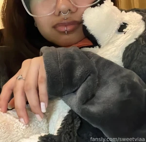 With my favorite plushie fyp alt egirl girlfriend sexting girlongirl
