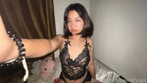 I want you in bed with me right now fyp teen young petite small alt