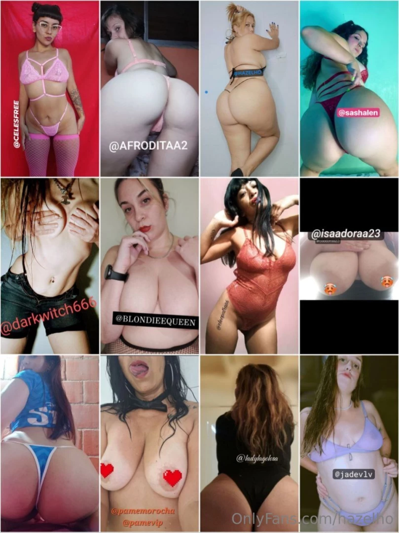 Celesfree afroditaa2 hazelho sashalen darkwitch666 blondieequeen 