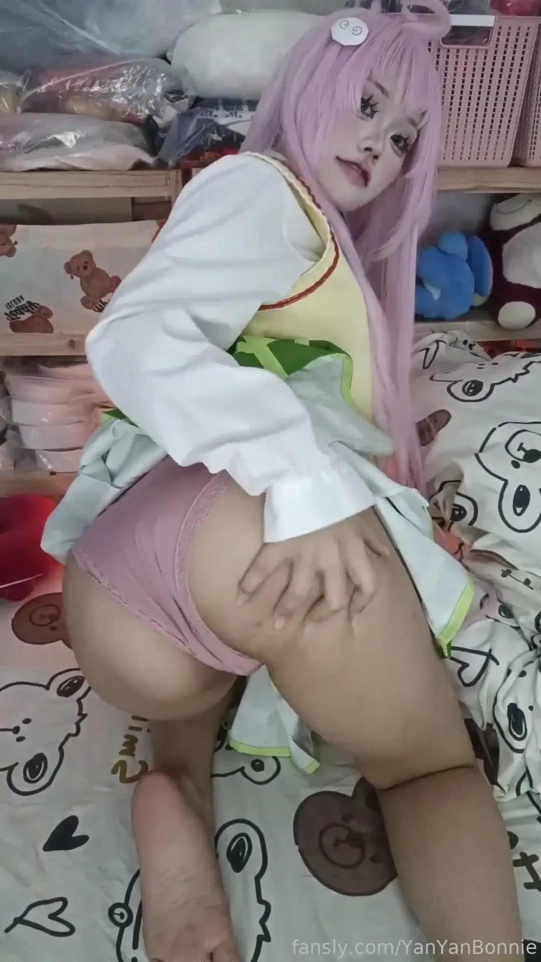 I have pink panty lewd implied cute kawaii asiagirl implied cute sexy 