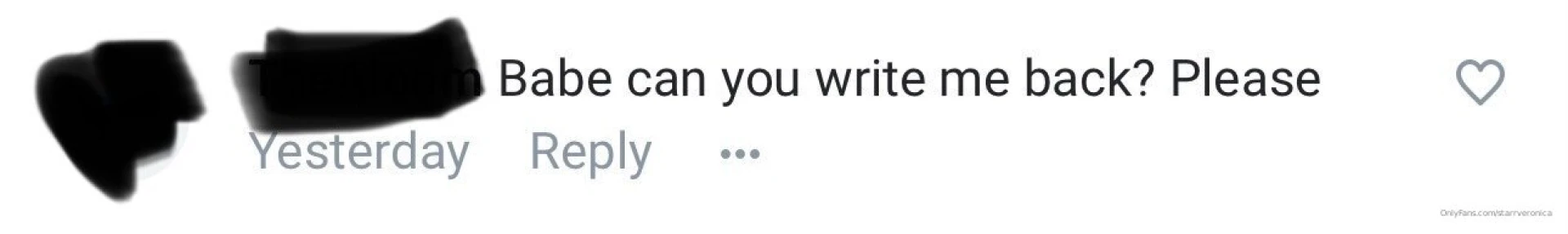 I deleted this comment from my page bc i don t want to embarrass 