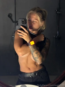 Sometimes the shirt just rides up by itself and somehow the camera