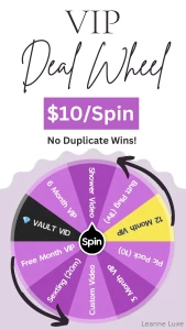 Vip deal wheel 1 0 a fun way to get great vip deals 10 per spin