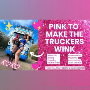 Pink to make the truckers wink i love this hot sexy little pink minx