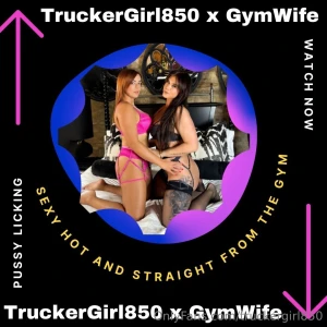 Truckergirl850 x gymwife we had to get some cardio done after the gym