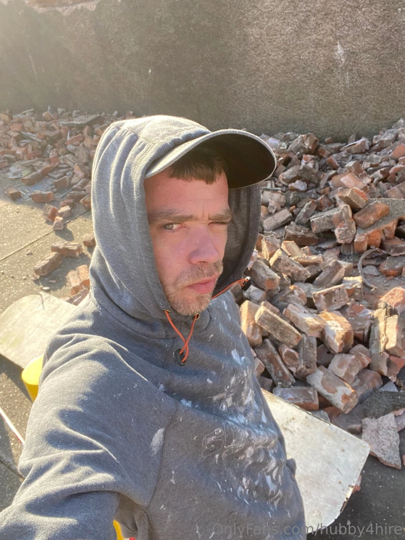 Ready for another day of grafting ripping a wall down 