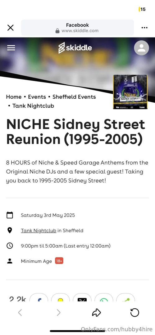 Any niche fans in here i neeeeeeed to go to this rave 