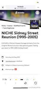 Any niche fans in here i neeeeeeed to go to this rave