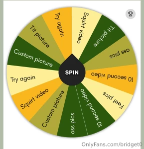 Let s have some fun today 5 gets you a spin- in return you could get