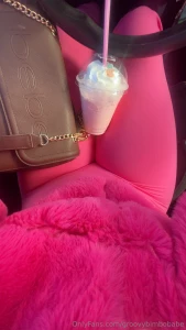 A bimbo loves her pink and her cream between the legs buy me a coffee
