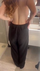 We had a little fun in the shower before we got ready for our dinner