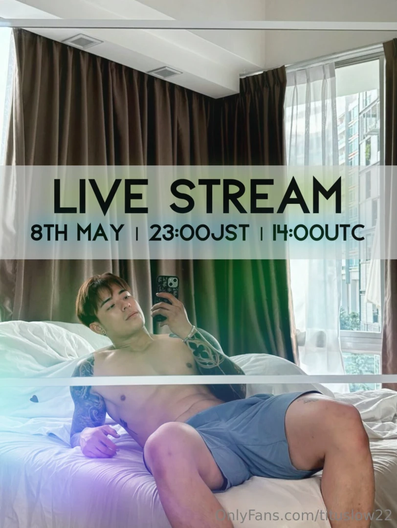 Live stream on my titusslow page may 8th 23 00 jst 14 00 utc my sweet 