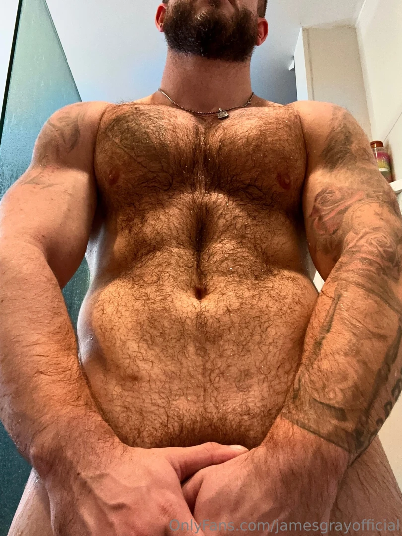 Happy monday feel on daddy s hairy body 