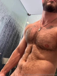 Hair coming in nicely feeling pumped in the shower