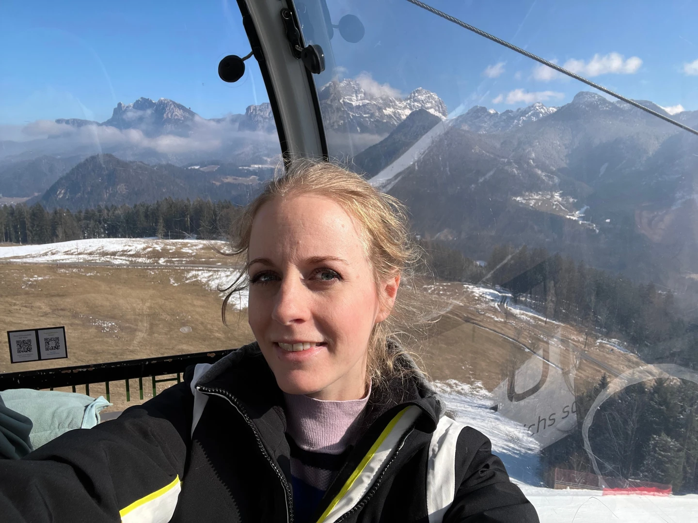 At just 1000 meters height but another lift takes me a little higher 