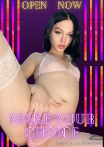 Baby today you have a choice what do you want to see first - i have