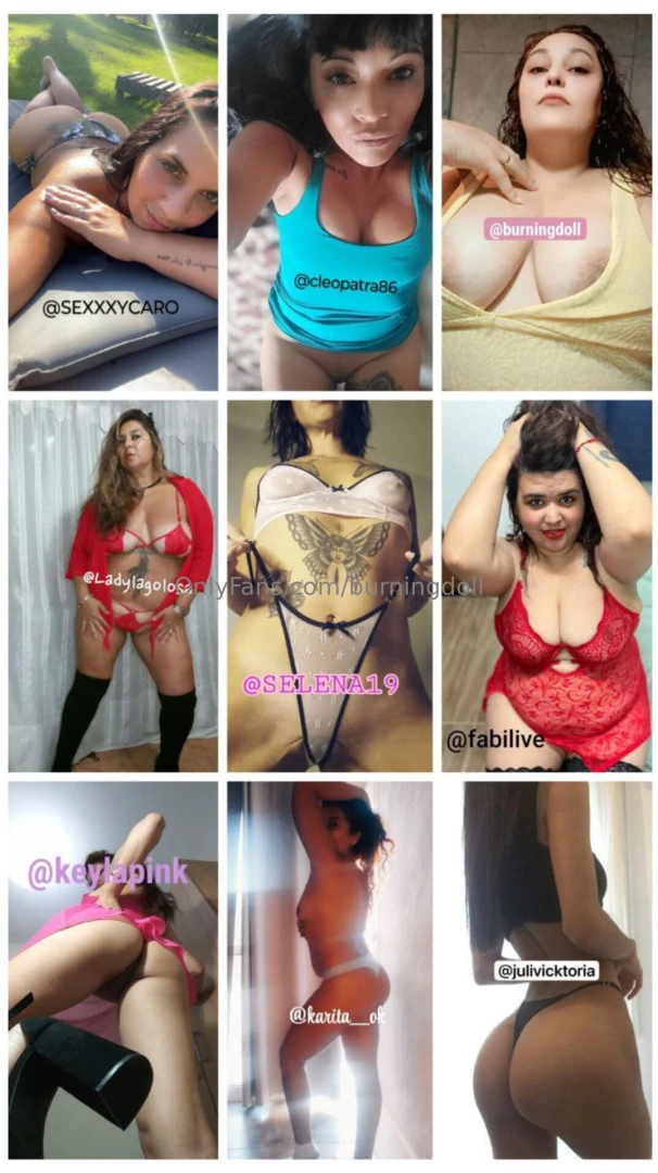 Sexxxycaro cleopatra86 burningdoll ladylagolosa selena19 fabilive 