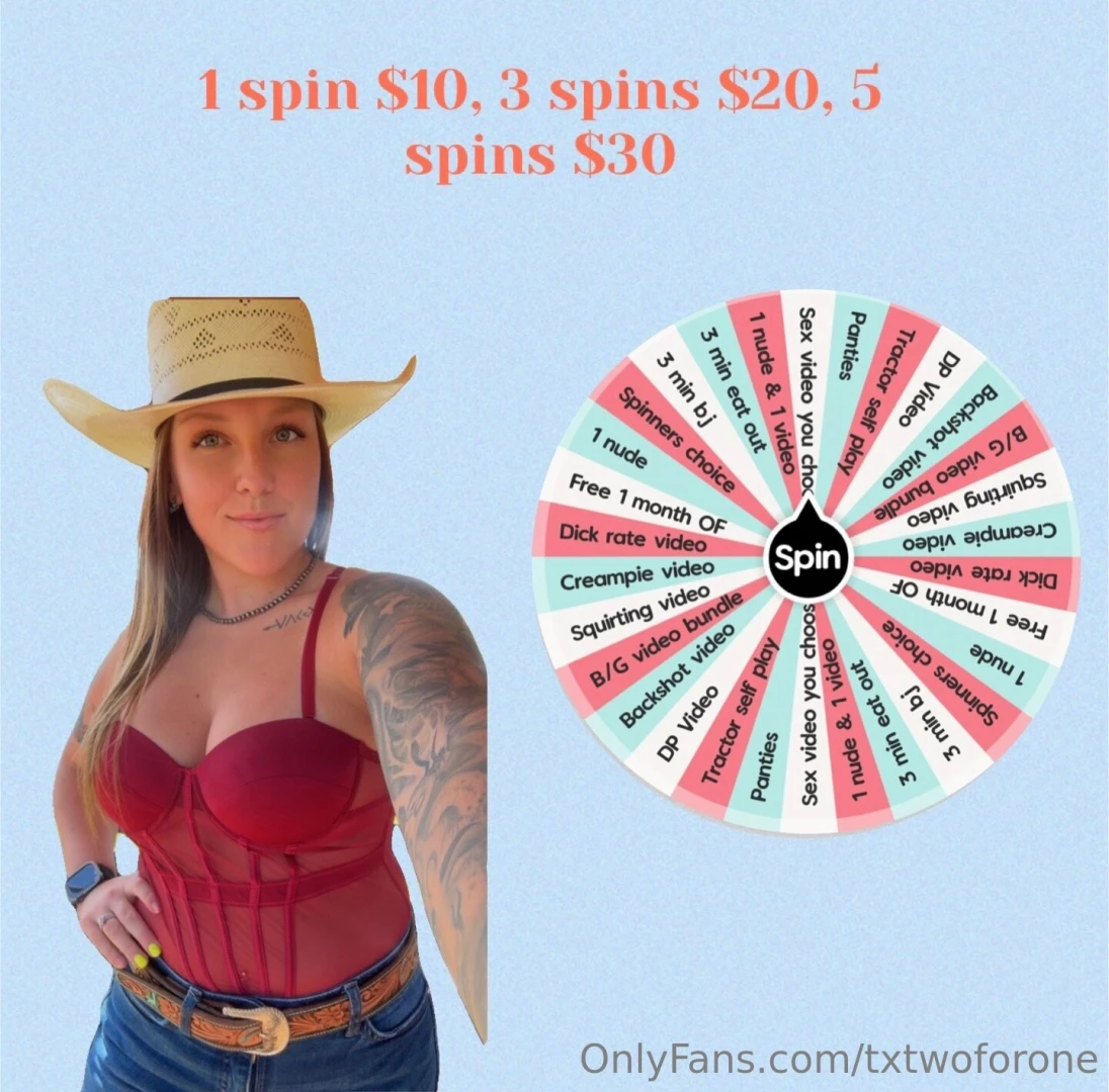 Spins available 