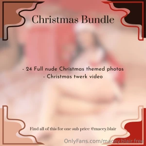 Christmas bundle 10 - 24 full nude christmas themed photos - christmas