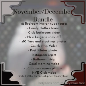 November amp december content bundle 40 - x2 bedroom mirror nude