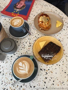 By the way my coffee order is a flat white 10 10 times if you ever