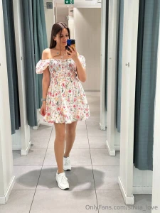 Spring is the time when dresses catch the wind and there is a feeling