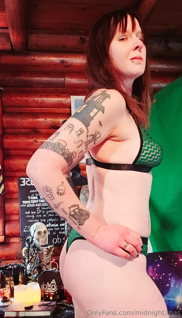 Me in green lingerie part 7 